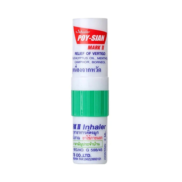 Inhalateur Nasal Thaïlandais Poy-Sian Mark II – Stick 2-en-1 Décongestionnant & Rafraîchissant
